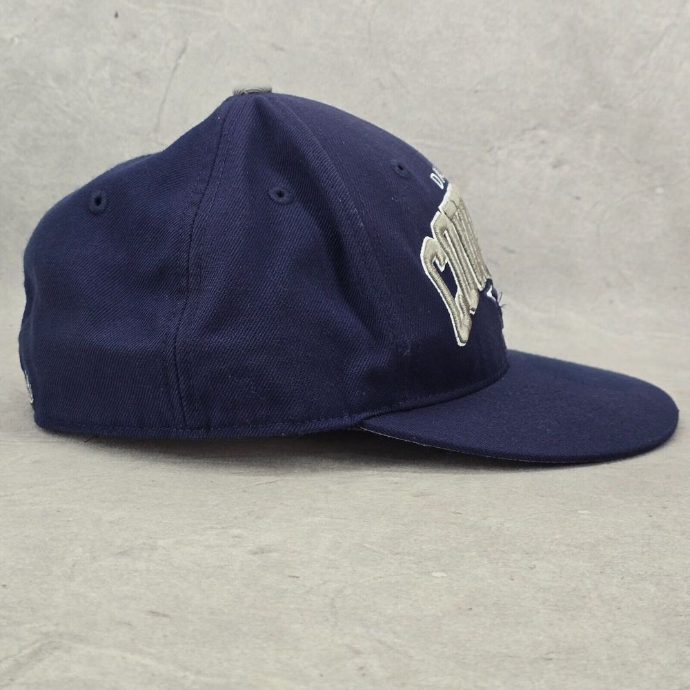 Vintage Dallas Cowboys Mitchell & Ness Cap 7 1/2 NFL Raised Script Logo Wool Hat - Picture 5 of 15